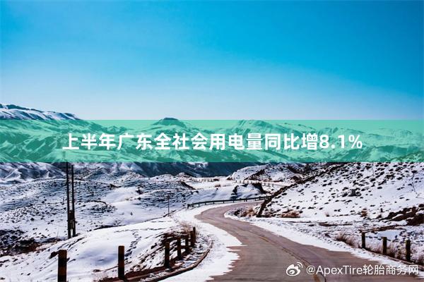 上半年广东全社会用电量同比增8.1%