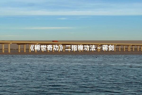 《稀世奇功》二指禅功法～蒋剑